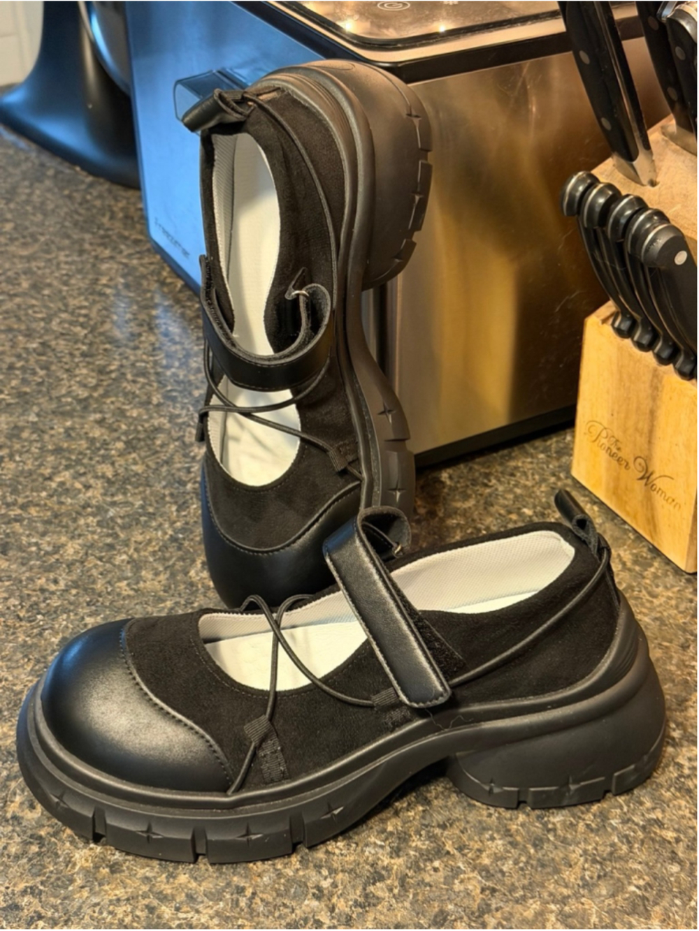 Asyllum AVERY Black MARY JANE SNEAKERS NEW